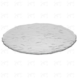 Sottopiatto Diamond in vetro lavorato ø 32
