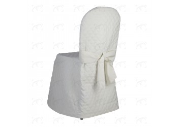 Copri Sedia avorio trapuntato