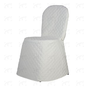 Copri Sedia avorio trapuntato