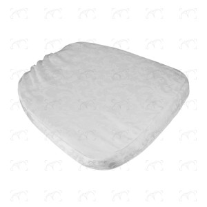 Cuscino Chiavarina Damascato Bianco